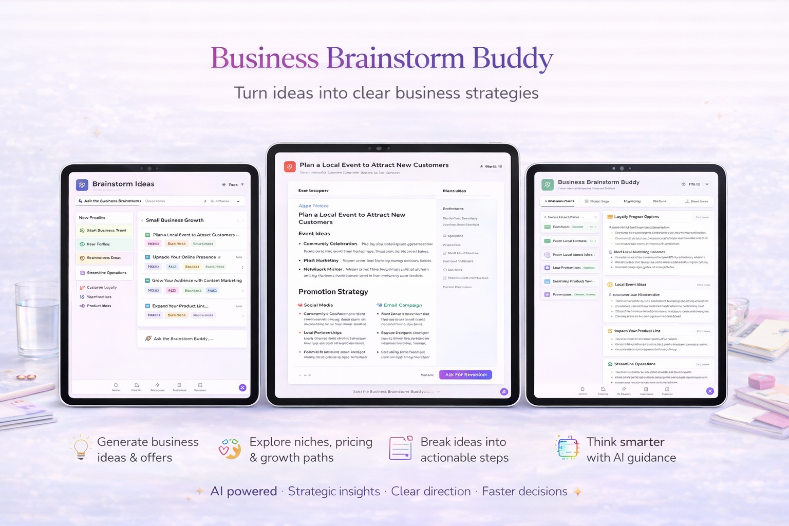 Business Brainstorm Buddy