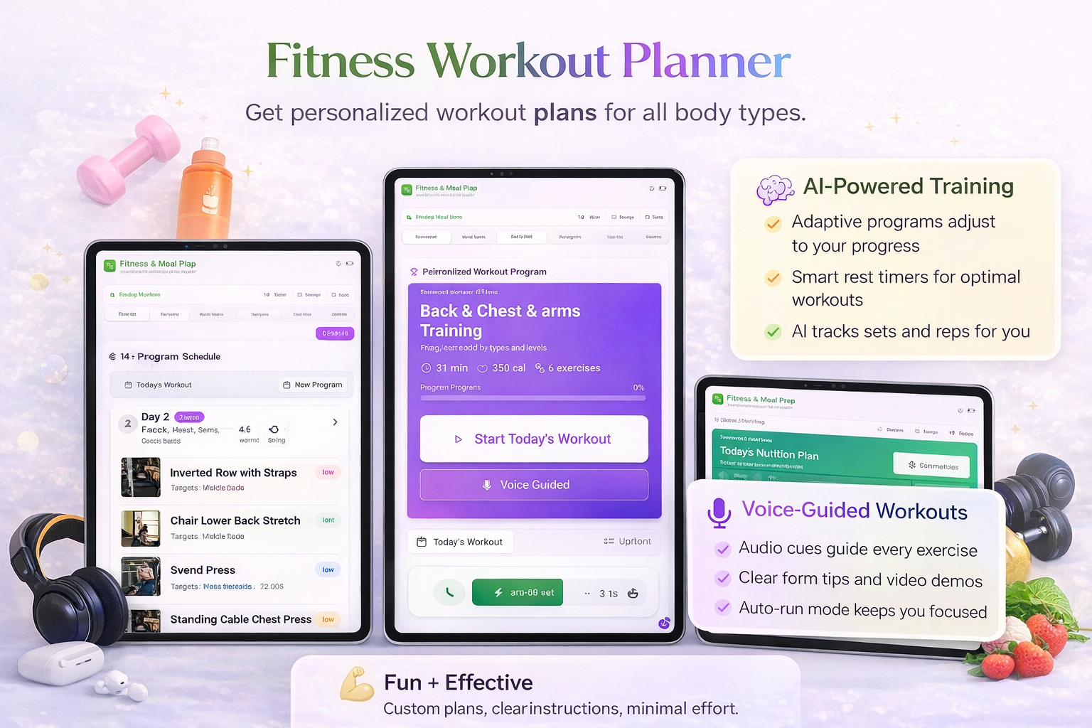 Fitness Workout Planner